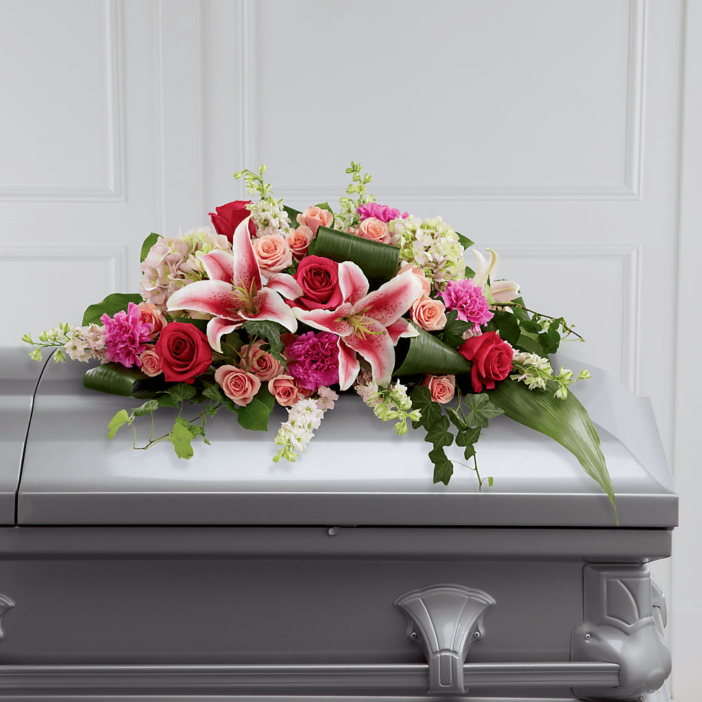 Splendid Grace Casket Spray – Deeshay Custom Design, Goldsboro NC