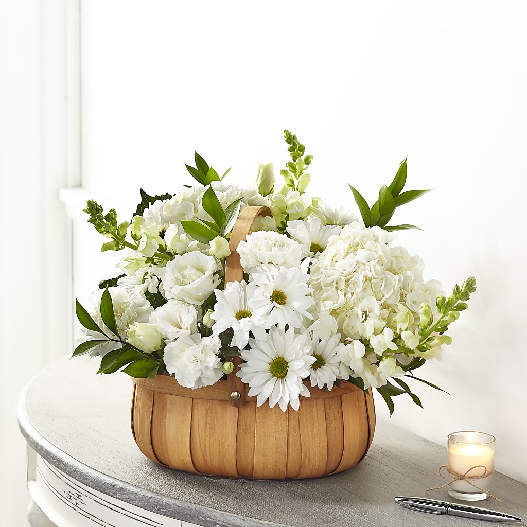 Pure Ivory Basket – Deeshay Custom Design, Goldsboro NC