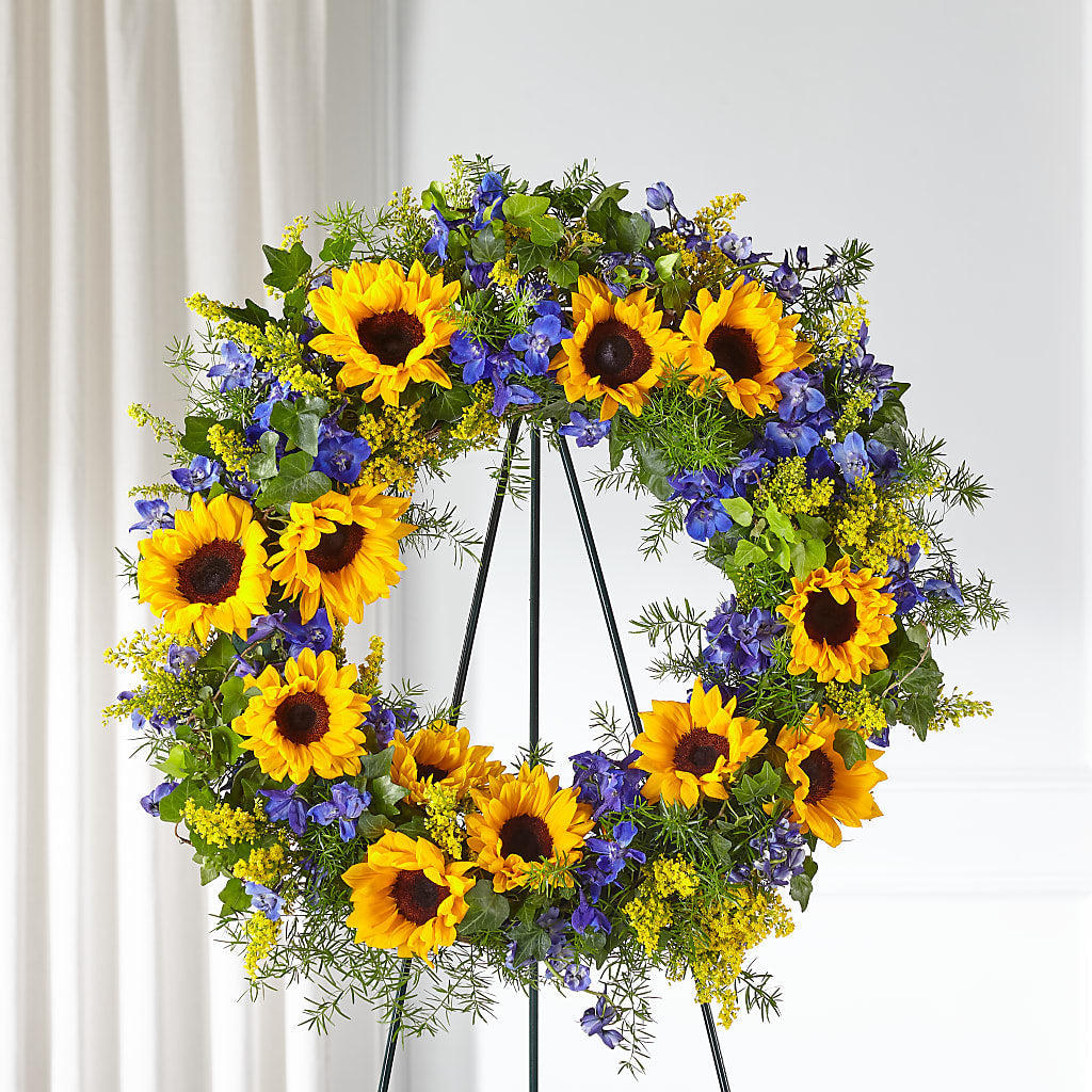 Bright Rays Wreath – Deeshay Custom Design, Goldsboro NC