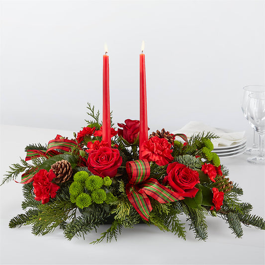By the Candlelight Centerpiece –  Deeshay Custom Design, Goldsboro NC