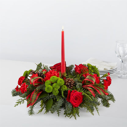 By the Candlelight Centerpiece –  Deeshay Custom Design, Goldsboro NC
