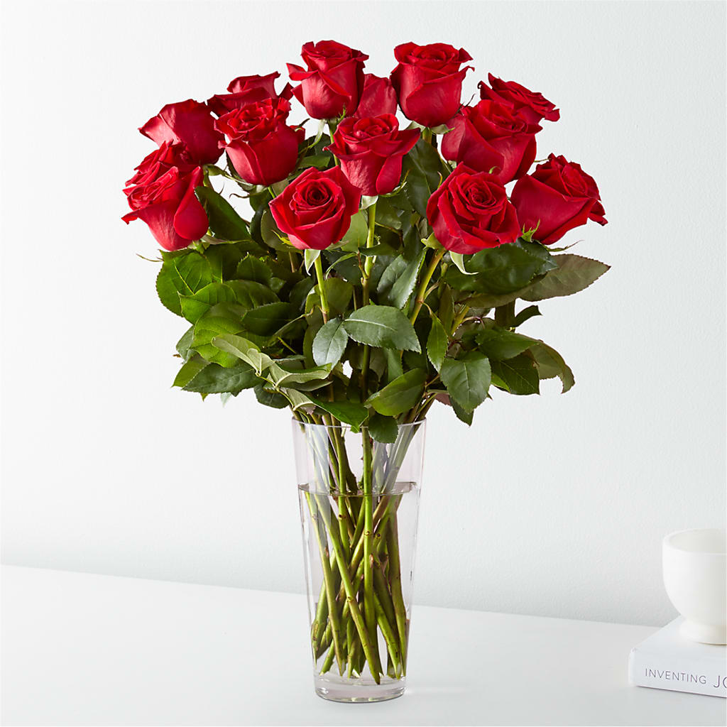Long Stem Red Rose Bouquet –  Deeshay Custom Design, Goldsboro NC