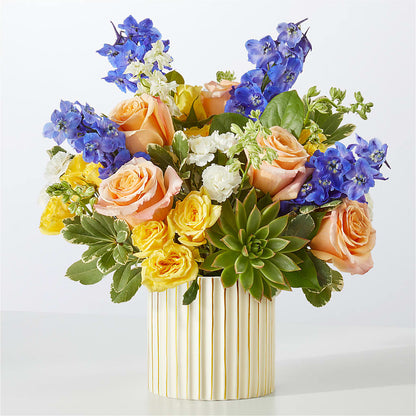 Cobalt Reverie Bouquet –  Deeshay Custom Design, Goldsboro NC