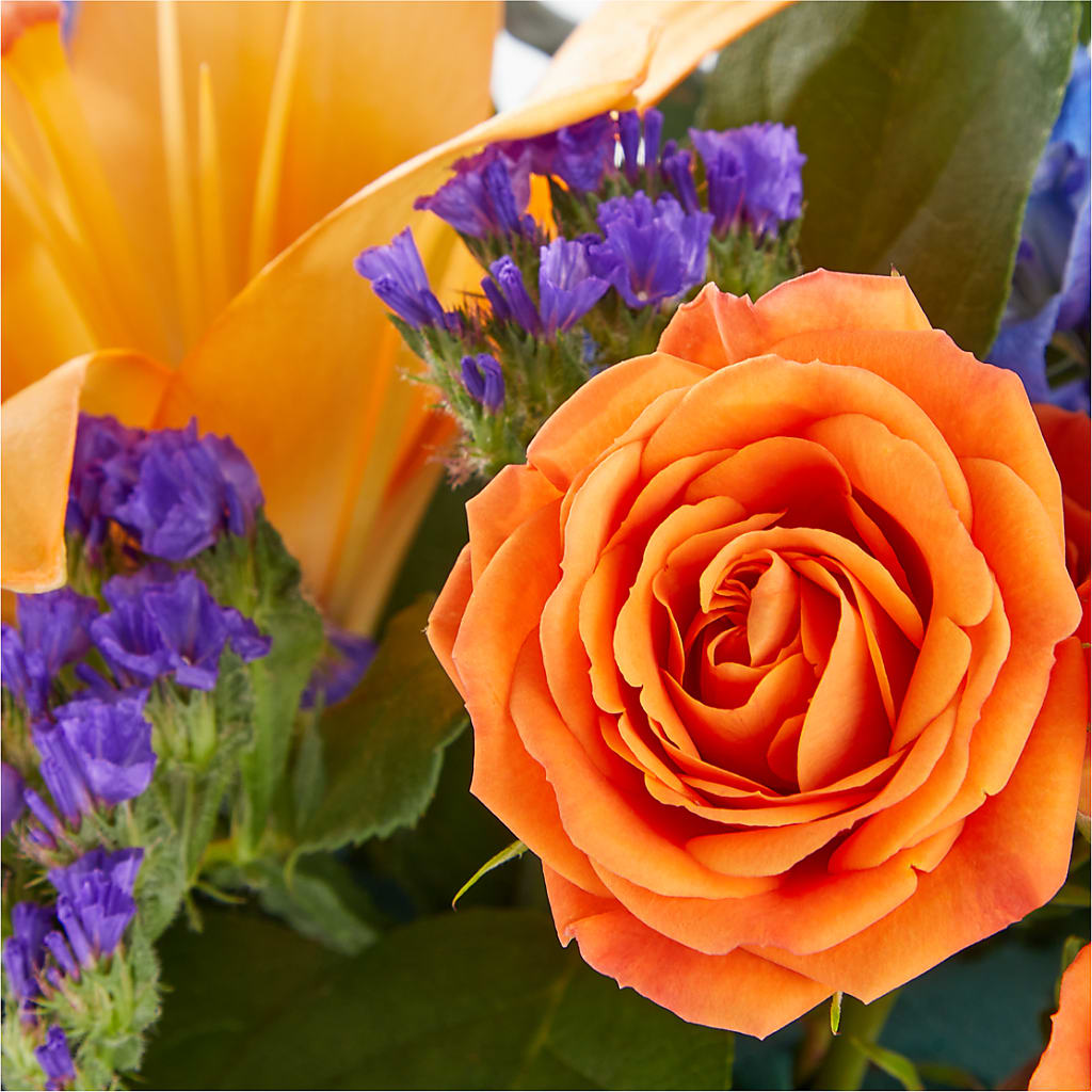 Radiant Citrus Box Bouquet –  Deeshay Custom Design, Goldsboro NC