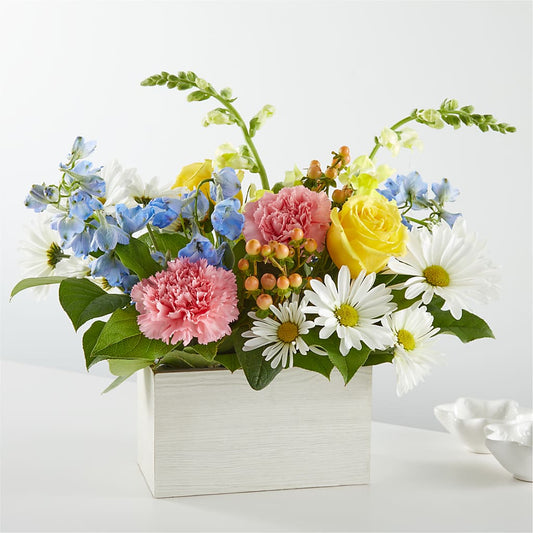 Sun Salutation Box Bouquet –  Deeshay Custom Design, Goldsboro NC