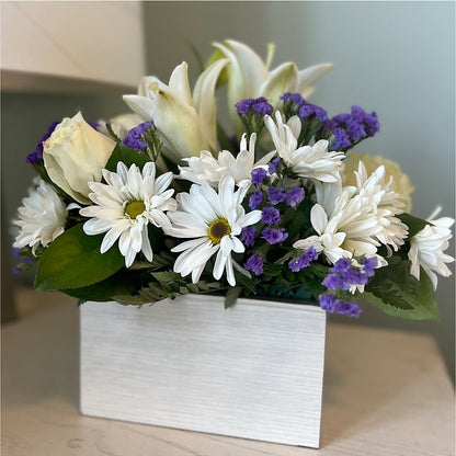 Beyond Blue Box Bouquet –  Deeshay Custom Design, Goldsboro NC