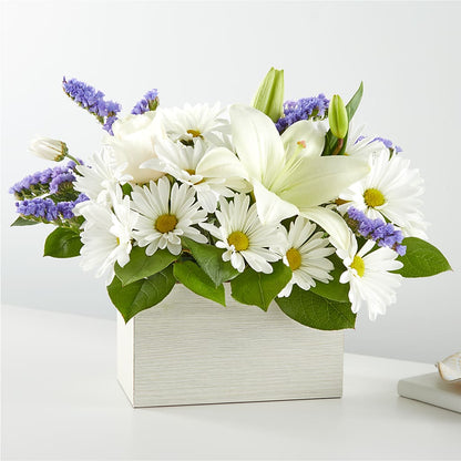 Beyond Blue Box Bouquet –  Deeshay Custom Design, Goldsboro NC