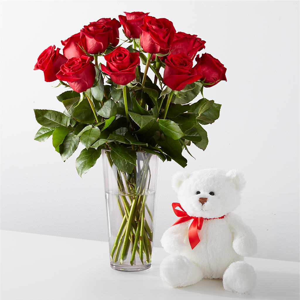 Romantic Long Stem Red Rose Bouquet Bundles –  Deeshay Custom Design, Goldsboro NC