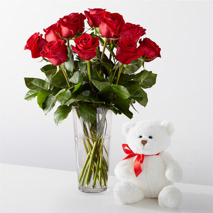 Romantic Long Stem Red Rose Bouquet Bundles –  Deeshay Custom Design, Goldsboro NC