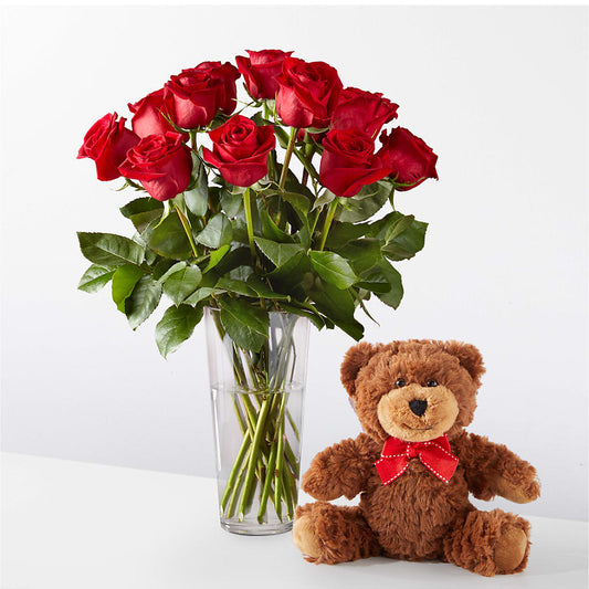 Romantic Long Stem Red Rose Bouquet Bundles –  Deeshay Custom Design, Goldsboro NC