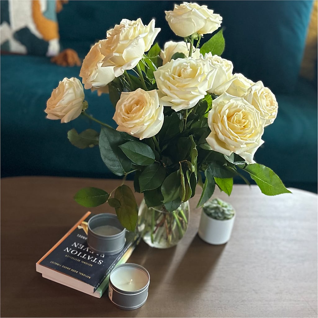 Long Stem Yellow Rose Bouquet –  Deeshay Custom Design, Goldsboro NC