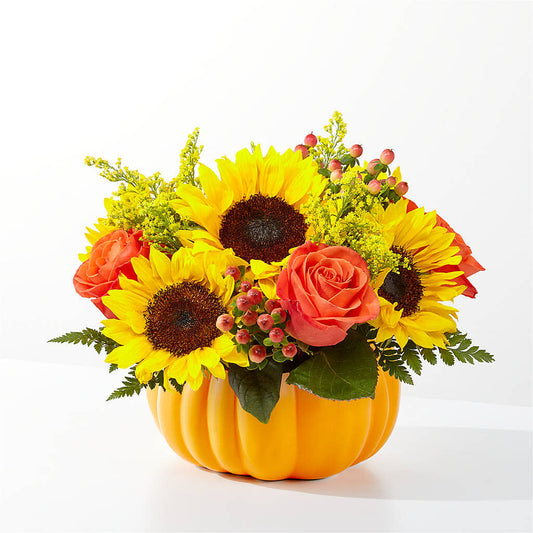 Pick of the Patch Pumpkin Bouquet –  Deeshay Custom Design, Goldsboro NC