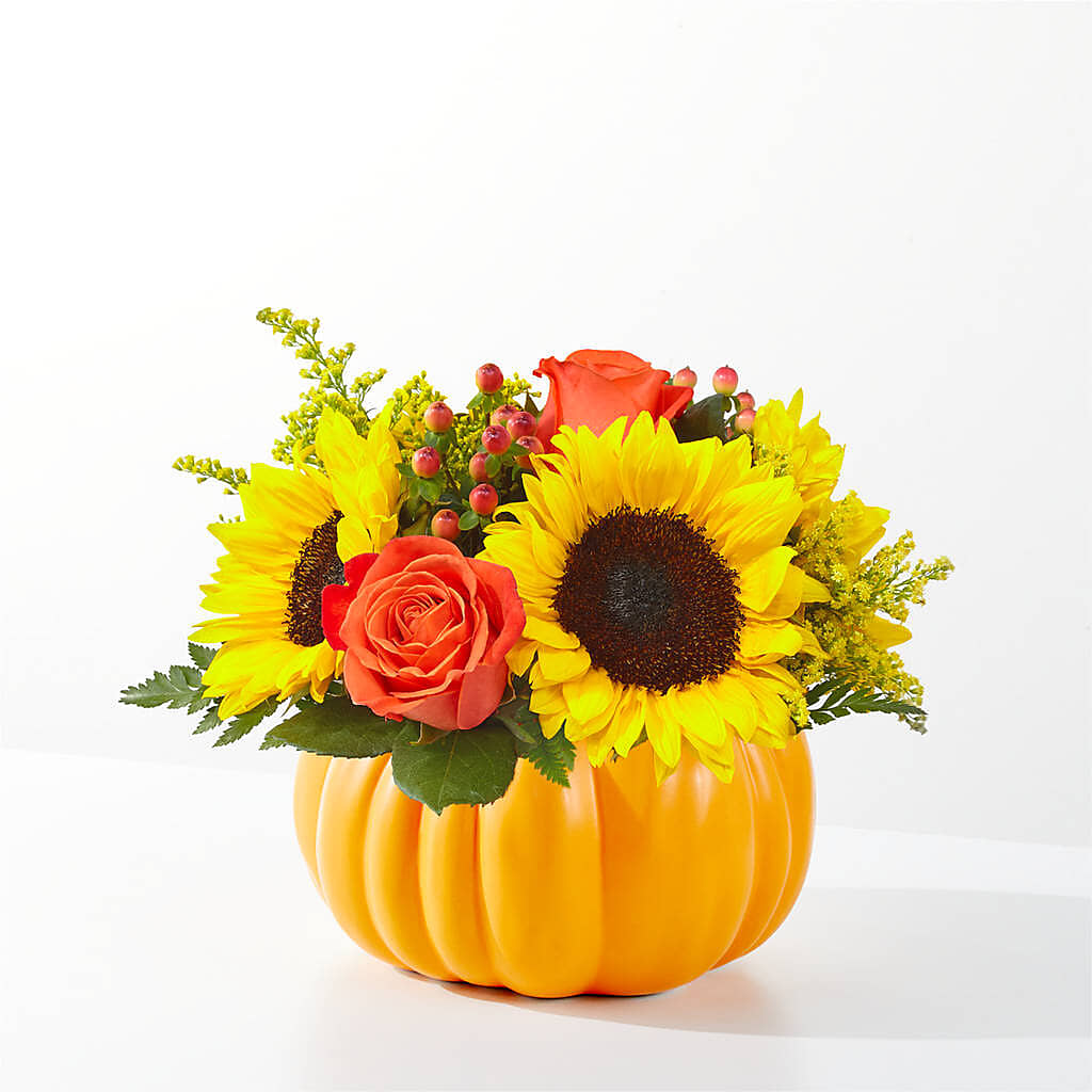 Pick of the Patch Pumpkin Bouquet –  Deeshay Custom Design, Goldsboro NC