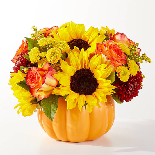 Golden Gourd Pumpkin Bouquet – DEESHAY CUSTOM DESIGN, Goldsboro NC