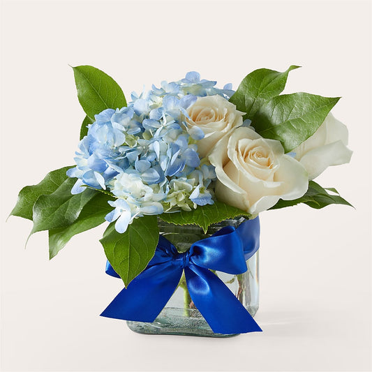 Sky Blue Delight Bouquet –  Deeshay Custom Design, Goldsboro NC
