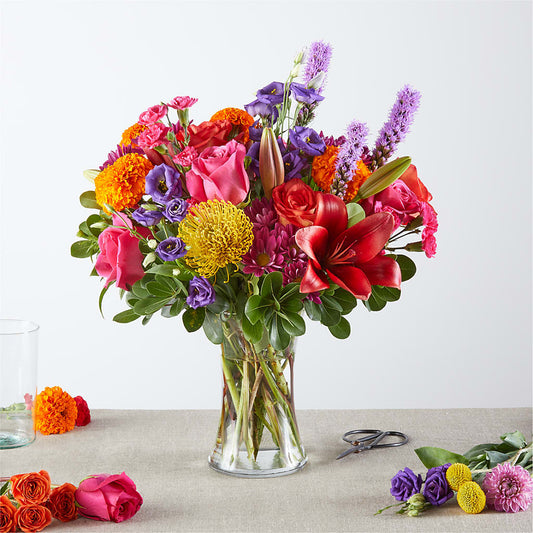 Feast of Color – A Florist Original – DEESHAY CUSTOM DESIGN, Goldsboro NC