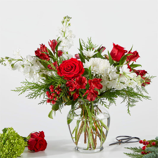 Merry Moment Bouquet – A Florist Original –  Deeshay Custom Design, Goldsboro NC
