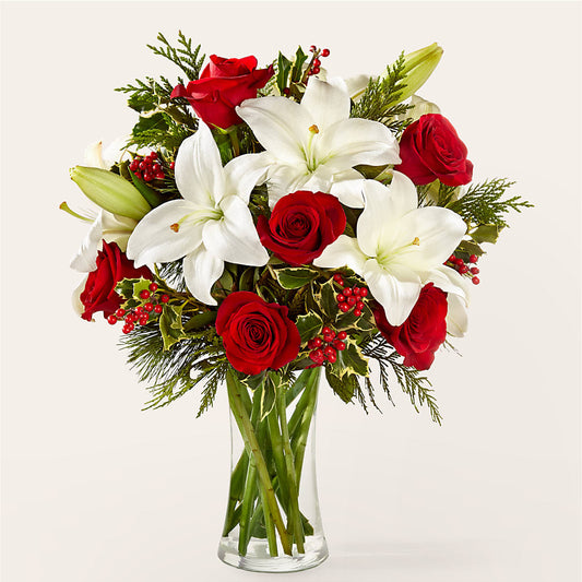 Sparkling Snowflakes Bouquet –  Deeshay Custom Design, Goldsboro NC