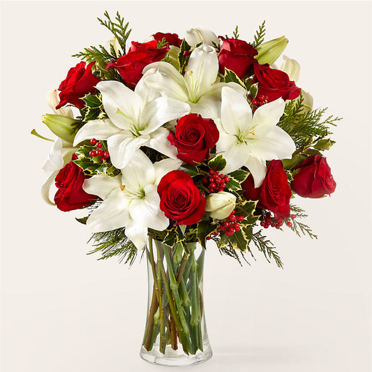Sparkling Snowflakes Bouquet – DEESHAY CUSTOM DESIGN, Goldsboro NC