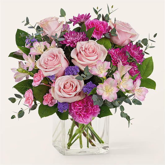 Rosy Radiance Bouquet –  Deeshay Custom Design, Goldsboro NC