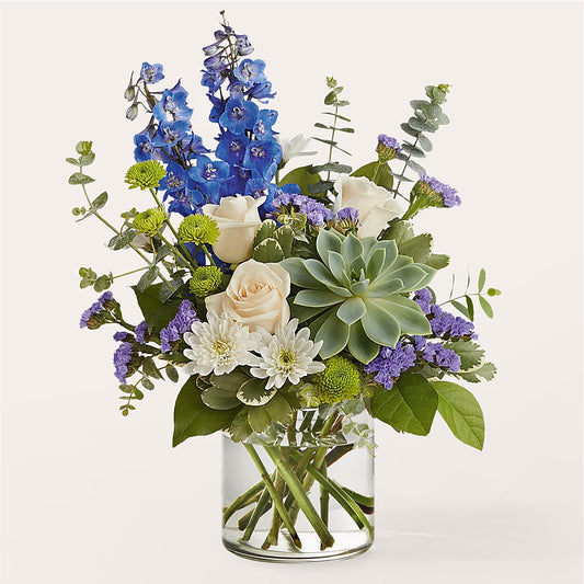Cerulean Waves Bouquet –  Deeshay Custom Design, Goldsboro NC