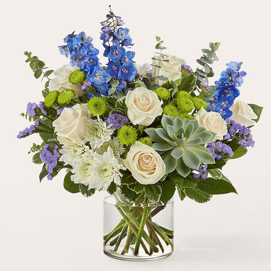 Cerulean Waves Bouquet – DEESHAY CUSTOM DESIGN, Goldsboro NC