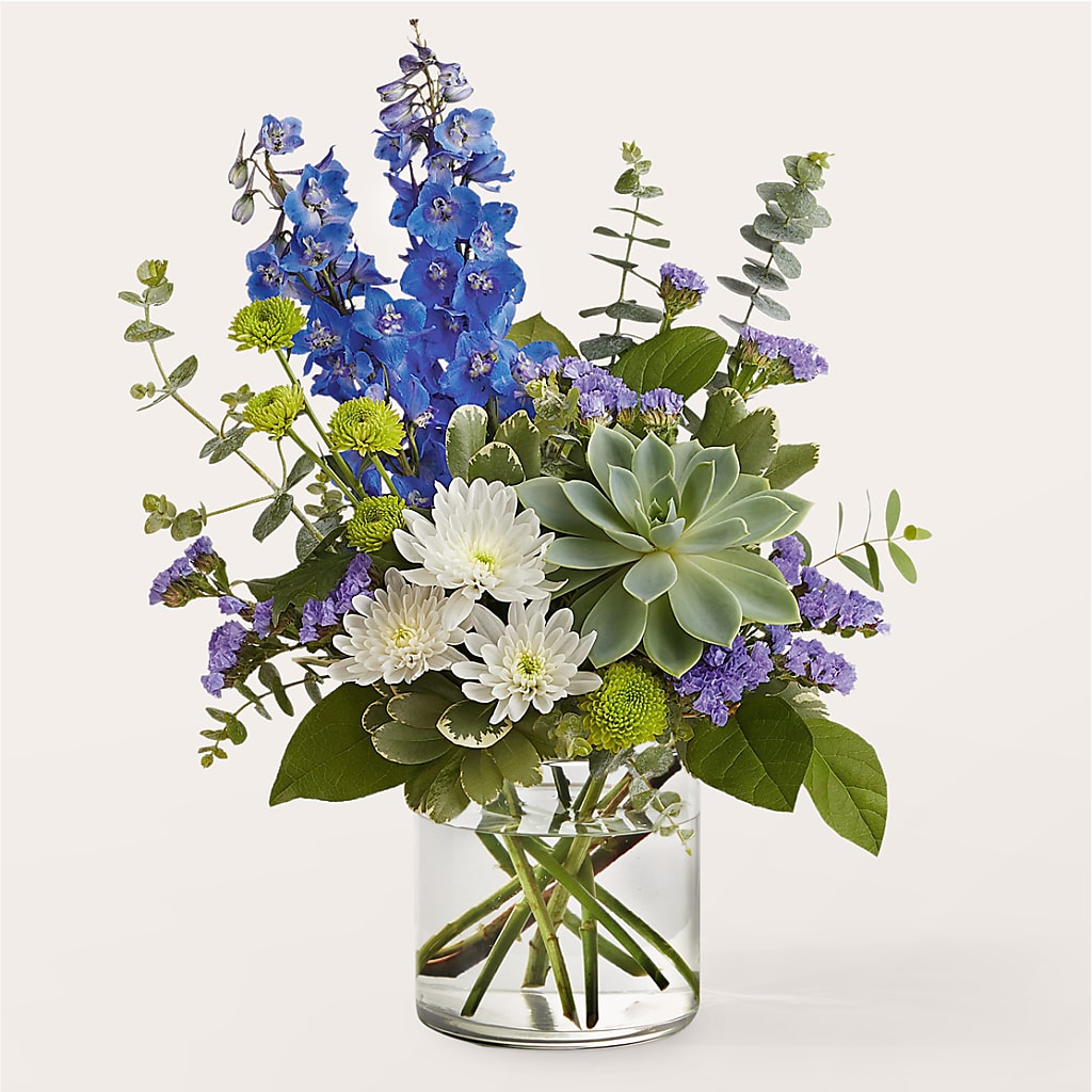 Cerulean Waves Bouquet –  Deeshay Custom Design, Goldsboro NC
