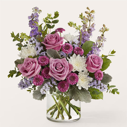 Violet Frost Bouquet –  Deeshay Custom Design, Goldsboro NC