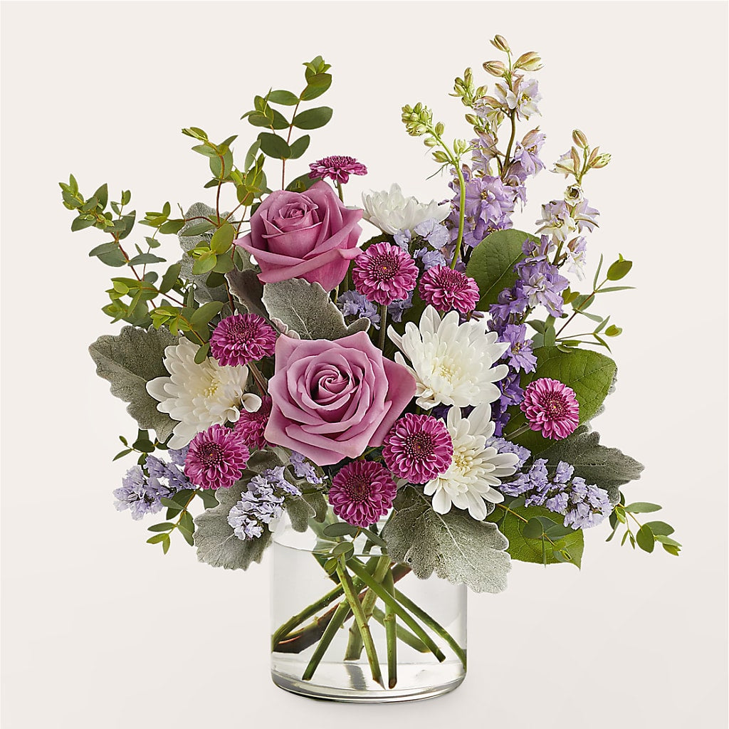 Violet Frost Bouquet –  Deeshay Custom Design, Goldsboro NC