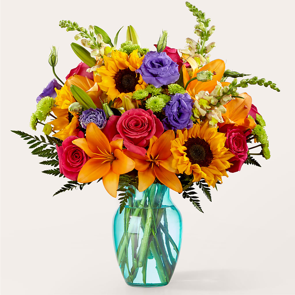 Double Rainbow Bouquet –  Deeshay Custom Design, Goldsboro NC