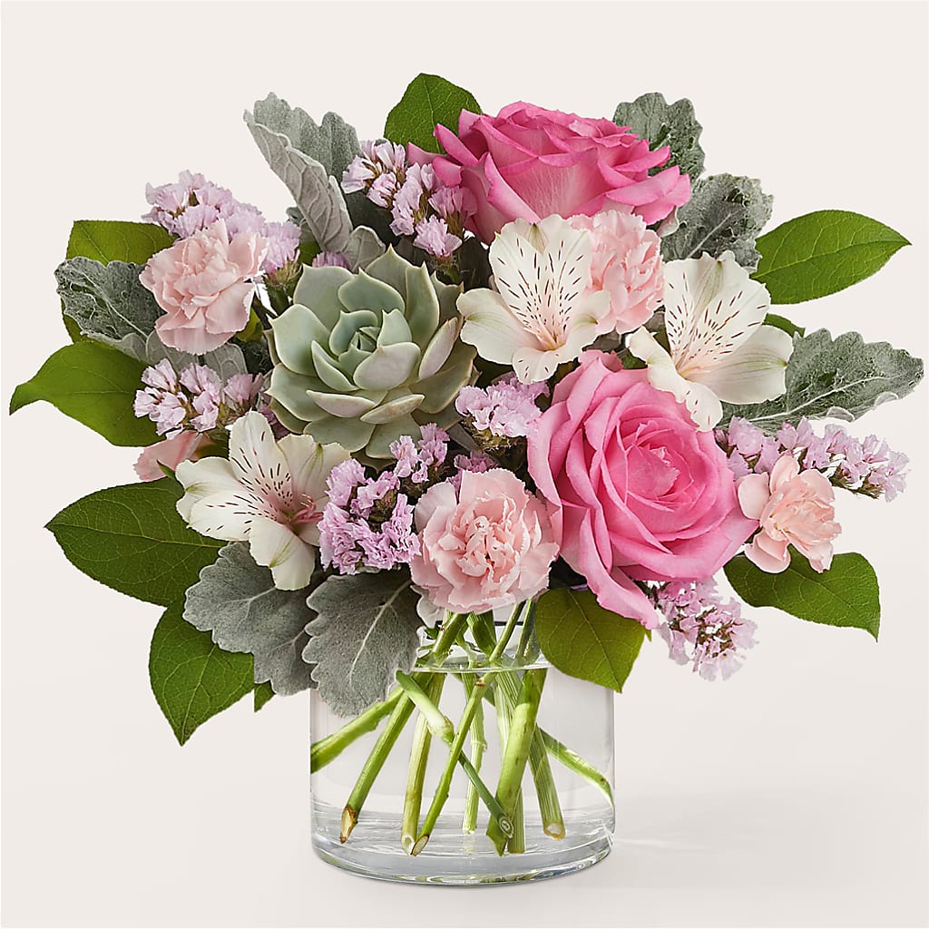 Dusty Rose Bouquet –  Deeshay Custom Design, Goldsboro NC