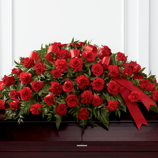 Tribute of Life Casket Spray –  Deeshay Custom Design, Goldsboro NC