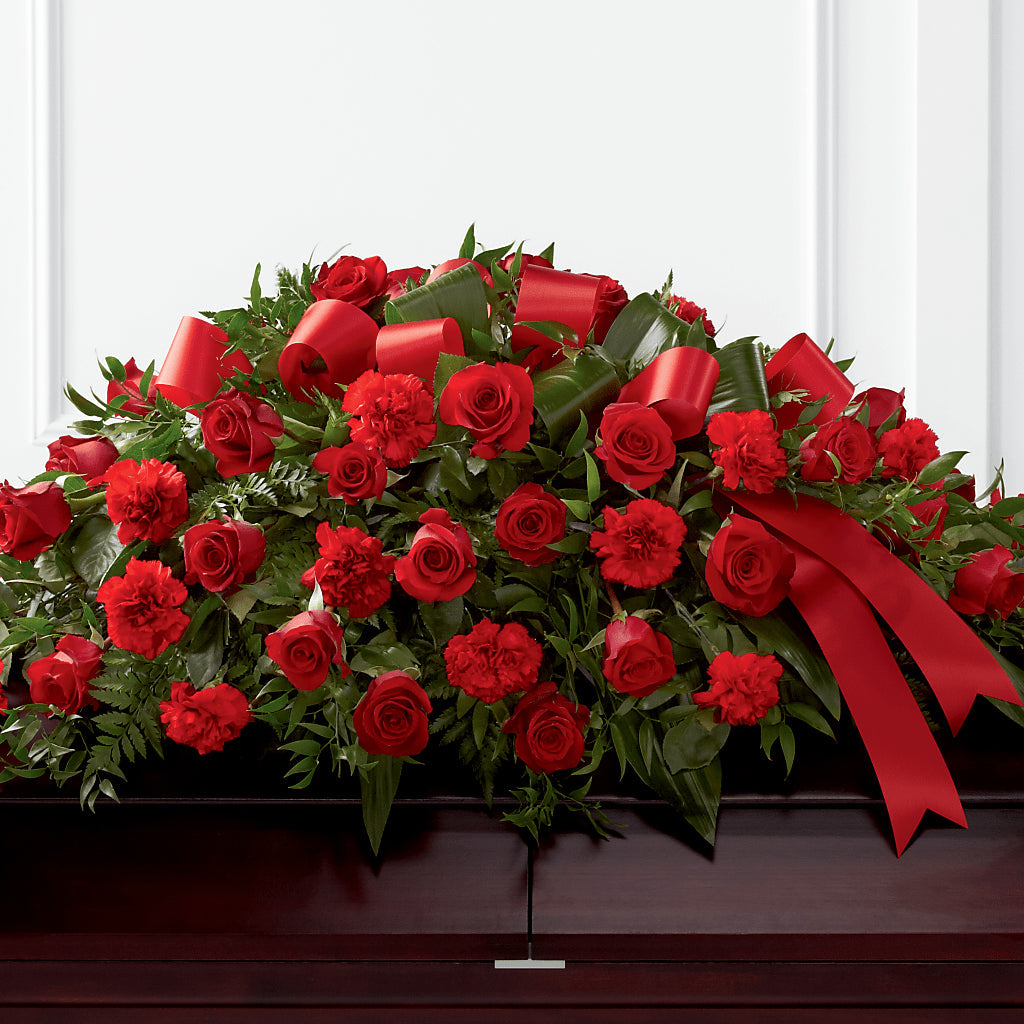Tribute of Life Casket Spray –  Deeshay Custom Design, Goldsboro NC