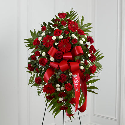 Treasured Memories Standing Spray –  Deeshay Custom Design, Goldsboro NC