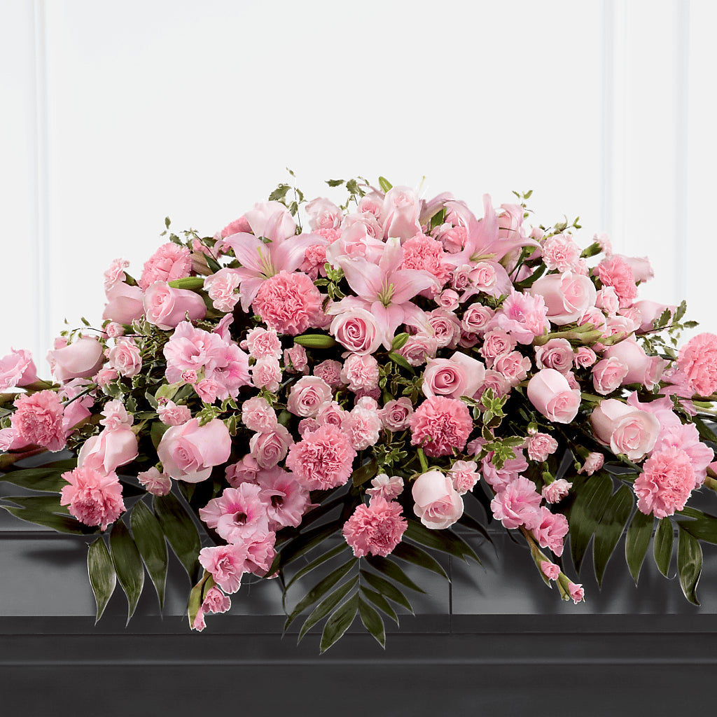 Garden of Comfort Casket Spray (Standard) –  Deeshay Custom Design, Goldsboro NC