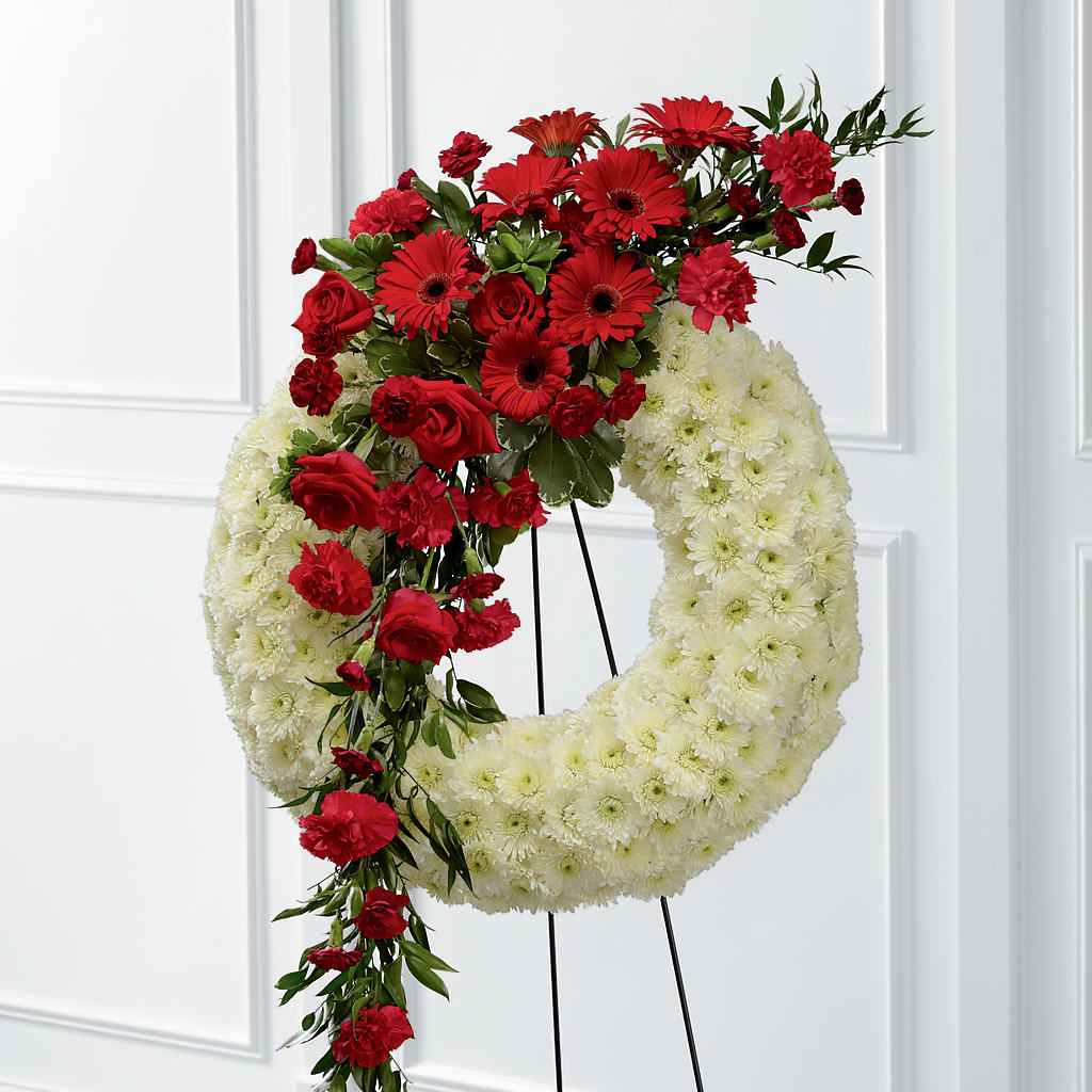 Graceful Tribute Wreath –  Deeshay Custom Design, Goldsboro NC