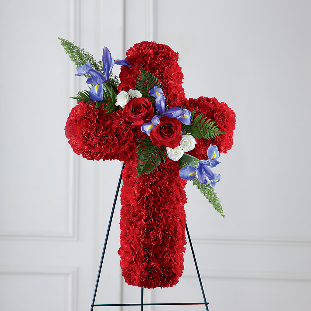 Faithful Hero Floral Cross –  Deeshay Custom Design, Goldsboro NC