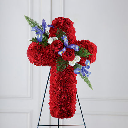 Faithful Hero Floral Cross –  Deeshay Custom Design, Goldsboro NC