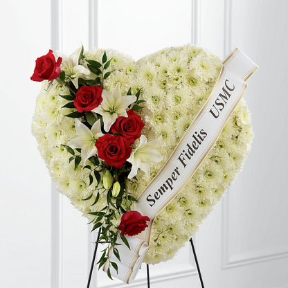 Heartfelt Hero Standing Heart –  Deeshay Custom Design, Goldsboro NC