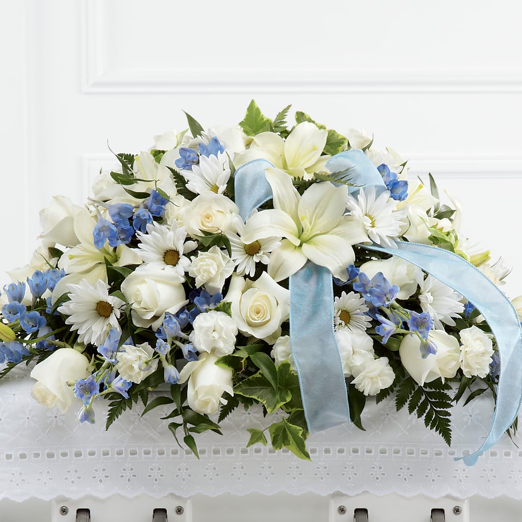 Tender Treasure Casket Spray –  Deeshay Custom Design, Goldsboro NC