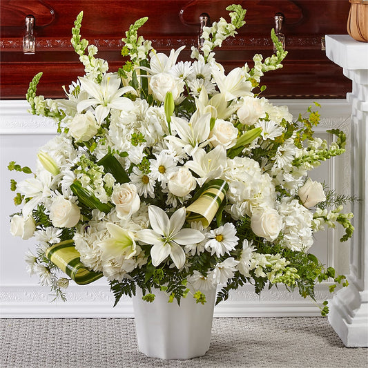 Thoughts of Tranquility Floor Basket –  Deeshay Custom Design, Goldsboro NC