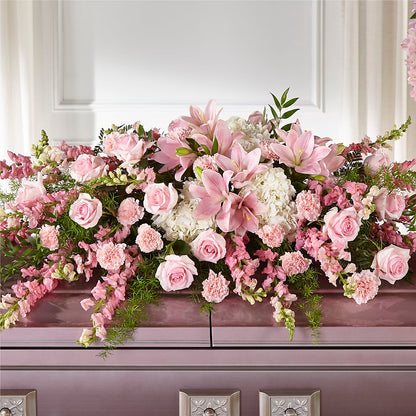 Life & Remembrance Casket Spray –  Deeshay Custom Design, Goldsboro NC
