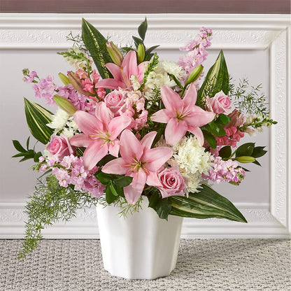 Simply Serene Floor Basket –  Deeshay Custom Design, Goldsboro NC