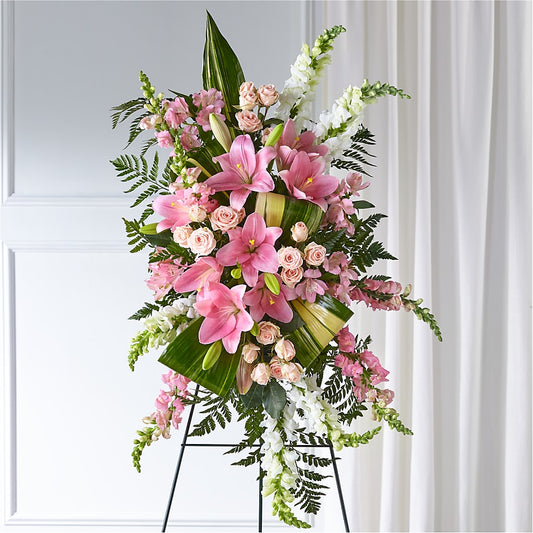 Elegant Embrace Standing Spray –  Deeshay Custom Design, Goldsboro NC