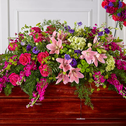 Radiant Tribute Casket Spray –  Deeshay Custom Design, Goldsboro NC