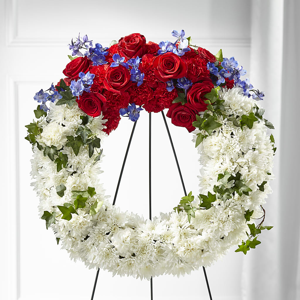 Patriotic Passion Wreath –  Deeshay Custom Design, Goldsboro NC