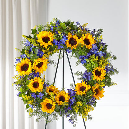 Bright Rays Wreath –  Deeshay Custom Design, Goldsboro NC