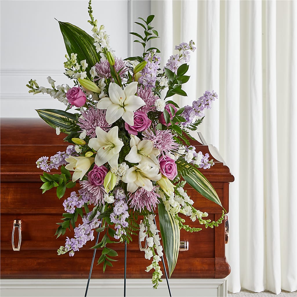 Grateful Hearts Standing Spray –  Deeshay Custom Design, Goldsboro NC