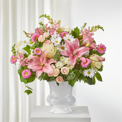 Empathetic Blooms Urn Arrangement –  Deeshay Custom Design, Goldsboro NC