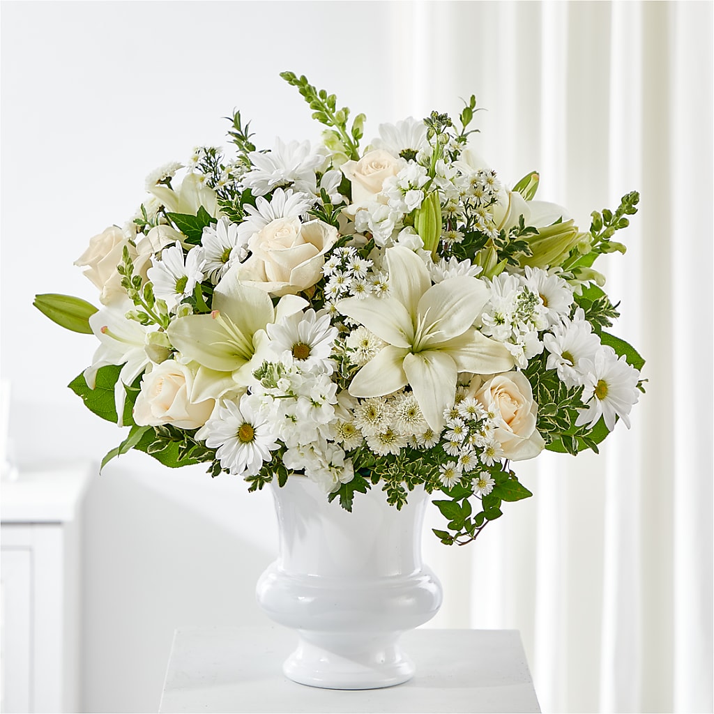 Uplifting Urn Arrangement –  Deeshay Custom Design, Goldsboro NC